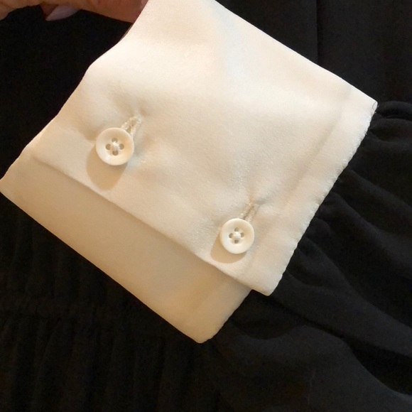 Alice and Olivia black silky dress w/cutouts.Sz2/4 - Picture 4 of 5